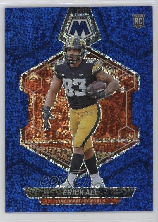 Erick All Panini Mosaic #382 Blue Sparkle