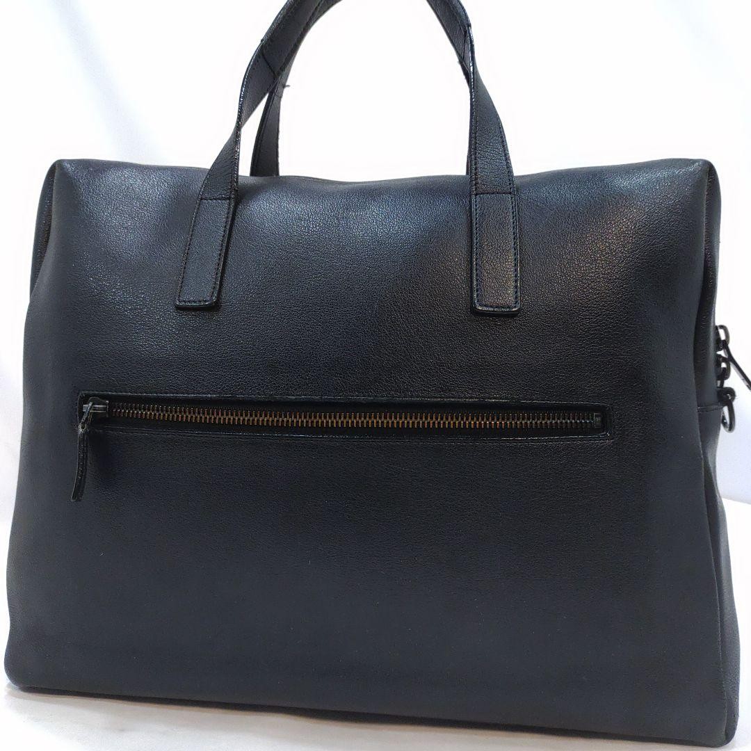 Saint Laurent Borsa Business Borsetta Pelle Misura A4 Conservazione Nera Donna Usata