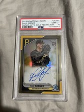 2024 Bowman Chrome Paul Skenes Rookie Gold-auto- Refractor /50 Psa 10