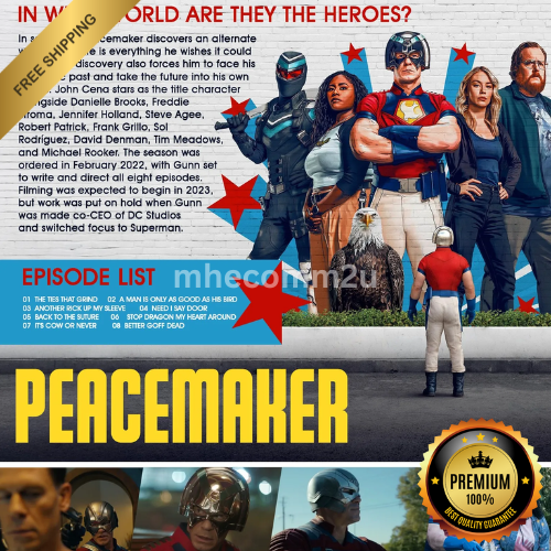 Peacemaker: TV Series Season 1-2 2025 DVD Full HD Audio Eng All
