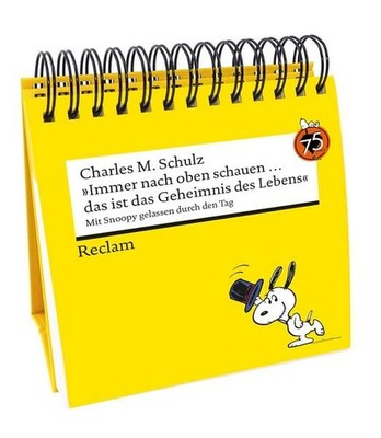 ''Immer nach oben schauen   das ist das Geheimnis des Lebens''. Mit Snoopy gela...