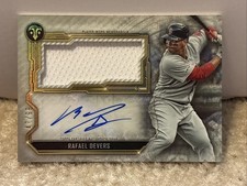 🔥/99 JUMBO RELIC AUTO🔥Rafael Devers 2020 Topps Triple Threads Relic Autographs