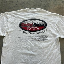 Vintage Central Florida Toyota Dealership T-Shirt XL White Cars Lexus Enthusiast