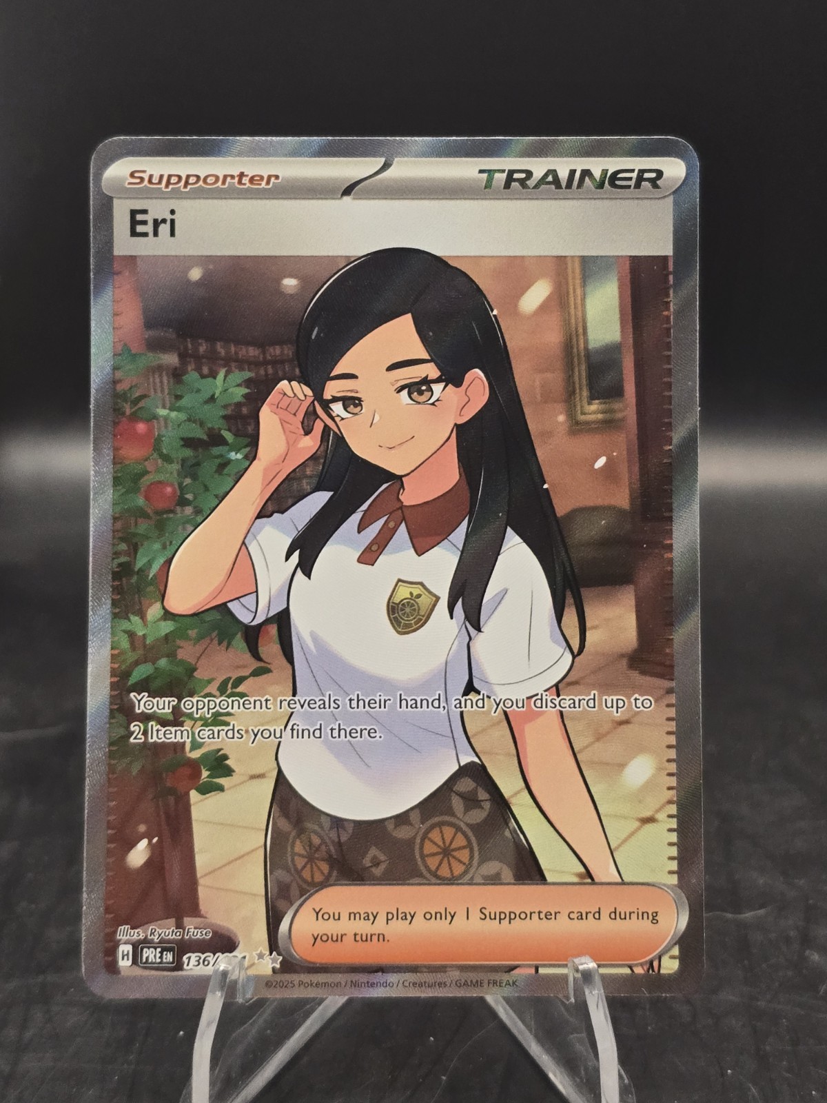 Pokemon TCG Eri 136/131 Sv: Prismatic Evolutions Ultra Rare Holo NM 