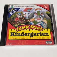 JUMP START Kindergarten Classic Version PC Windows / Mac CD-ROM Educational 4-6