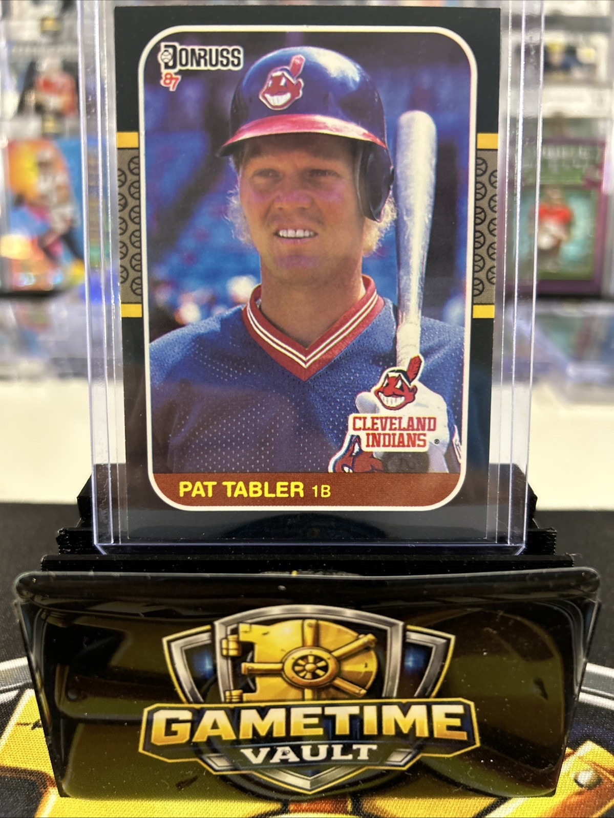 1987 Leaf #182 Pat Tabler Cleveland Indians Baseball Card - Free Ship