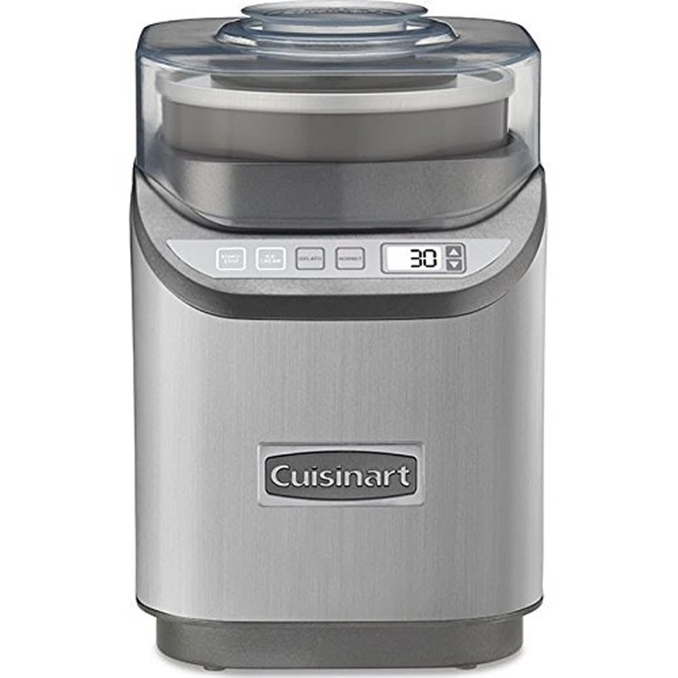 Cuisinart Electronic Ice Cream Maker Brushed Chrome ICE-70P1