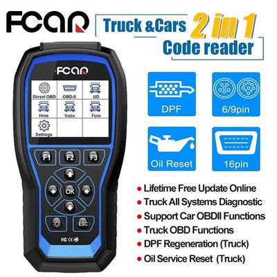 F506 Pro HD Diesel Diagnostic Tool Full System Diagnostic Lifetime free Update