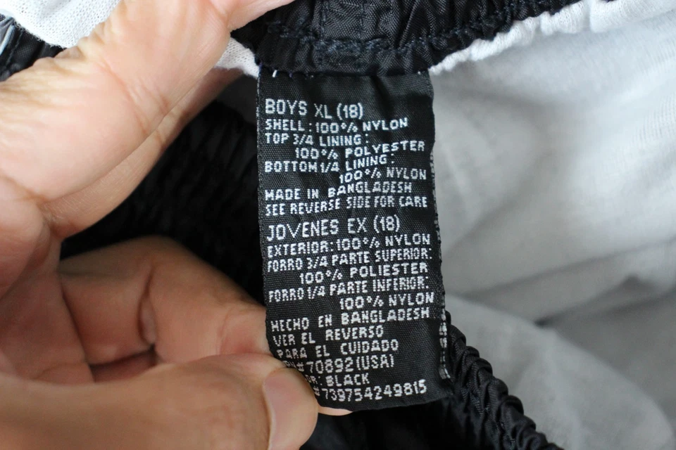 Pantalones deportivos de nailon vintage Starter Boys XL 18 24 x 30 Y2K A1630 Foto 4 de 4