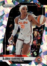 2024 Panini Prizm WNBA Ice Prizms DiJonai Carrington Card #118