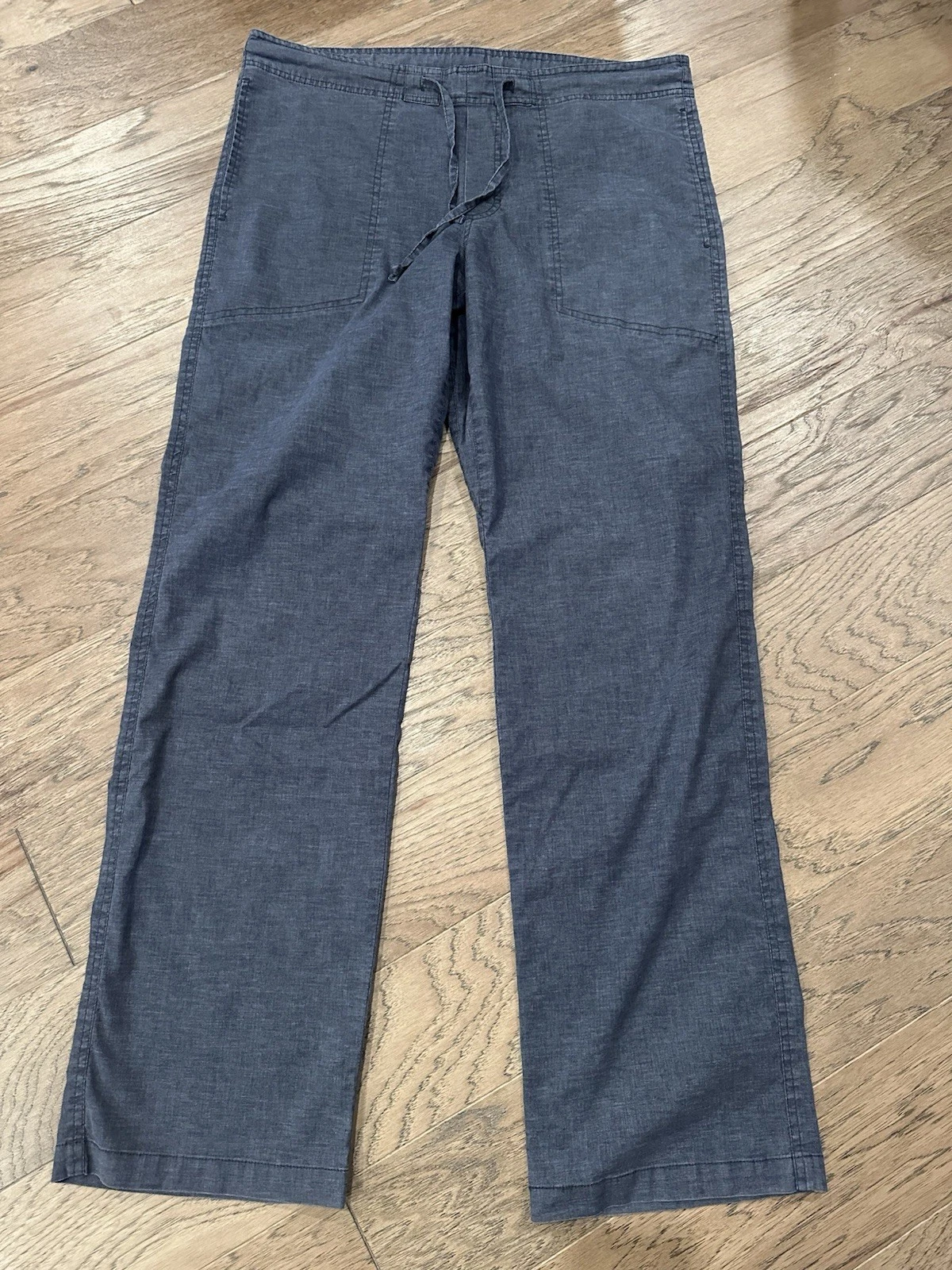 prana hemp blend drawstring waist relaxed pants