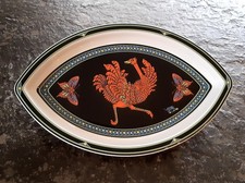 BOPLA | Langenthal | Servierplatte mit Straußenmotiv | Rarität | Sammlerstück