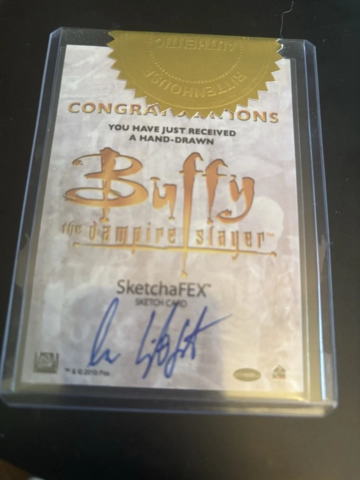 Buffy The Vampire Slayer Collectors Set Sketch Card by Lee Lightfoot - Image 2 of 2