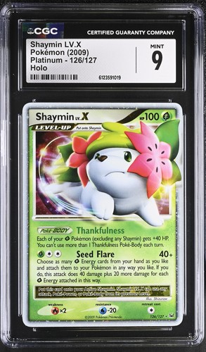 Shaymin LV.X graded CGC 9 for sale on eBay