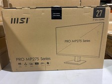 MSI Pro MP275 3PC3 Black Resolution 1920 X 1080 LCD Monitor 27 Inch 2