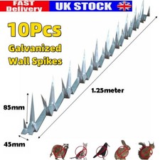 10Pcs Galvanized Wall Spikes Security Outdoor Wall Anti Climb Fencing Spikes