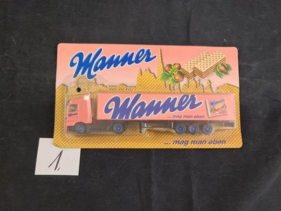 werbetruck 1:87, Manner Waffeln, Sondermodell, LKW, H0, Sehr Selten
