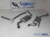 Imasaf Auspuffset für VW T4 Bus/Kasten 1.9D O.Kat 1993-12/1995|Kurz,Rohr+Msd+Esd