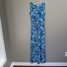 Womens Calvin Klein Maxi Dress Blue Size 2
