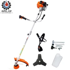 52cc 2-in-1 Weed Eater & Brush Cutter - 10'' Blade Gas Powered, Shoulder Strap