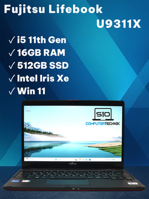 Fujitsu Lifebook U9311X i5-1145G7 16GB RAM 512GB SSD 13,3'' FullHD Touch  Stift