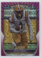 2022 Bowman U Chrome Fuchsia Mini-Diamond Refractor /150 John Emery Jr #67 1d4s