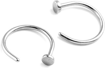 Piercing Schmuck,2X 316 L Chirurgenstahl Nasenpiercing Nasenring Fake Hoop Ring,
