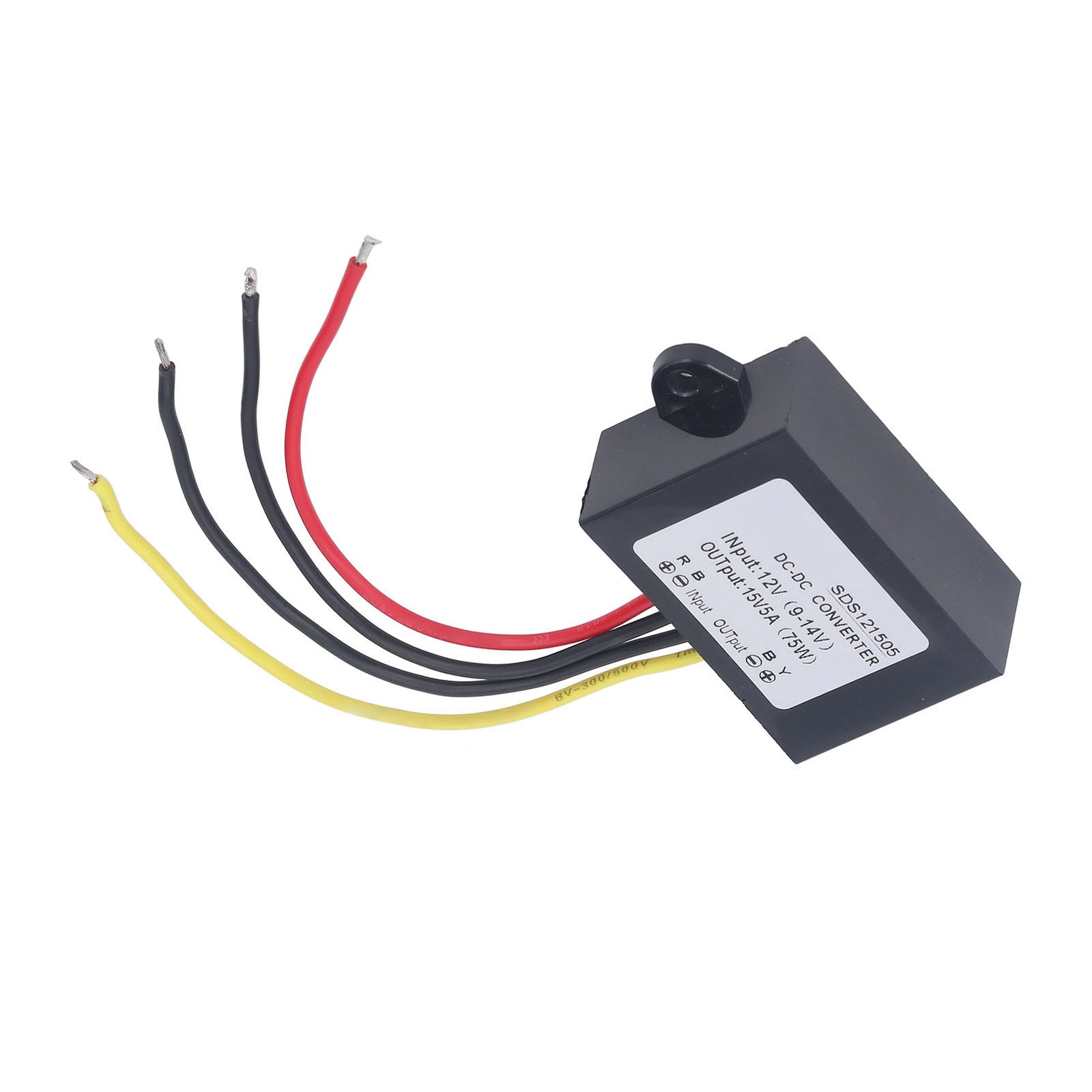 DC To DC Boost Module IP67 Waterproof Step Up Converter Module 9‑14V Input 15V