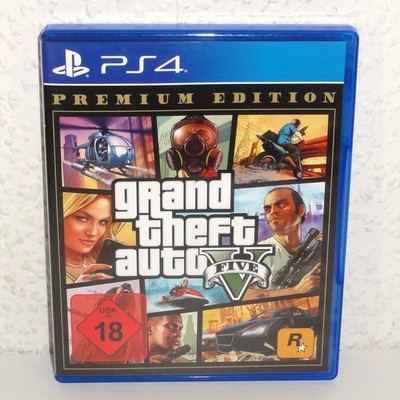 PS4 Playstation 4 Spiel GTA 5 Grand Theft Auto V - Premium Edition + Uncut USK18