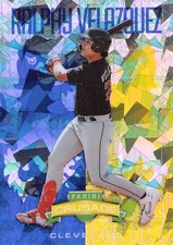 Ralphy Velazquez 2024 Panini Crusade #55 Crusade Blue Cracked Ice Guardians