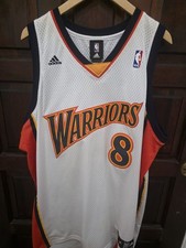 Monta Ellis Vintage Golden State Warriors Autograph XXL #8 NBA Basketball Jersey