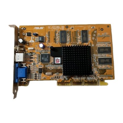 ASUS AGP-V7100MAGIC/32M NVIDIA GEFORCE2 MX AGP VIDEO CARD VGA COMP SVID MXB12