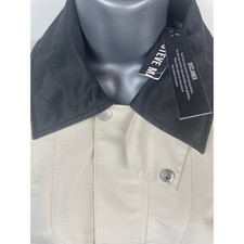 Steve Madden Women’s Justina Contrast-Collar Trench Jacket Oatmeal XS