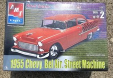 AMT Ertl 31931 1/25 Scale 1955 Red Chevy Bel Air Street Machine Model Kit 4985