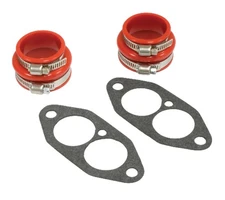 EMPI 3229 Intake Boot Kit Dual Port Red Urethane, Fits VW Beetle Bug Baja