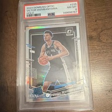 Panini Donruss Optic 2023-24 Victor Wembanyama #225 Holo RC PSA 8 NM-MT NR