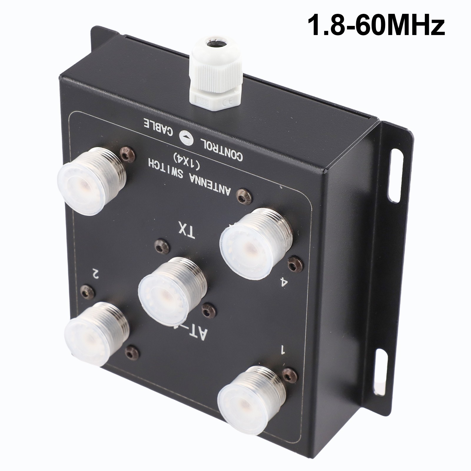 Remote Control Antenna Switch for 4 Inputs and 1 Output with 500W Power Rating