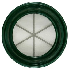 Green 13 1/4" inch Gold Sifting Classifier - Multiple Mesh Sizes Available