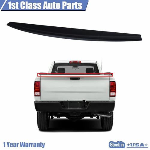 Tailgate Spoiler Protector For 2009-2018 Dodge Ram - Black Top Cap Cover (5 Year Warranty)