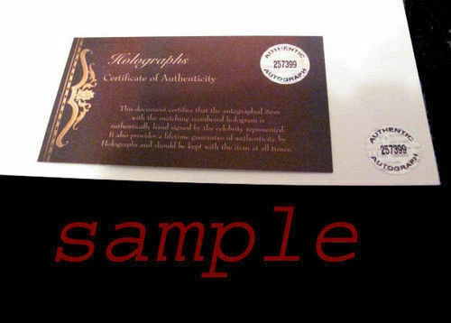 Foto holográfica firmada por Travis Pastrana 8x10 INDIAN SCOUT MOTO CERTIFICADO DE AUTENTICIDAD Foto 2 de 2