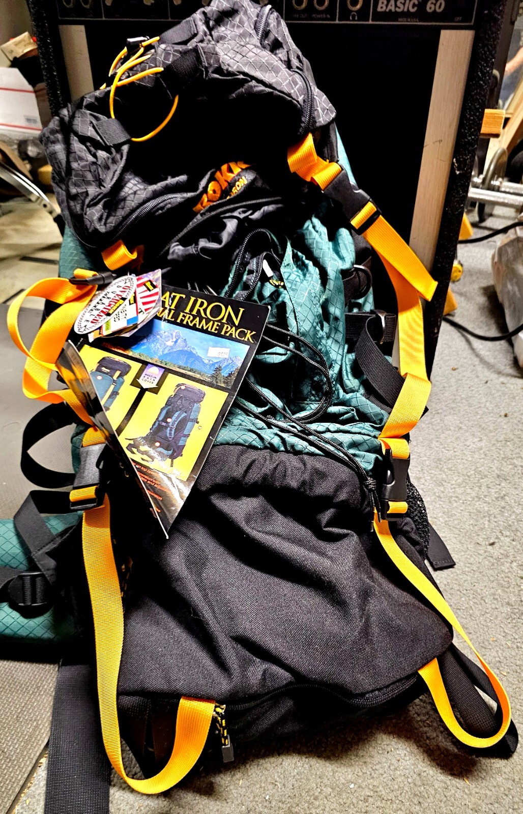 rokk flat iron internal frame pack