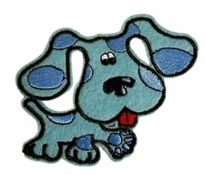 Blues Clues Dog Character Figure 2" Tall Embroidered Iron on Patch
