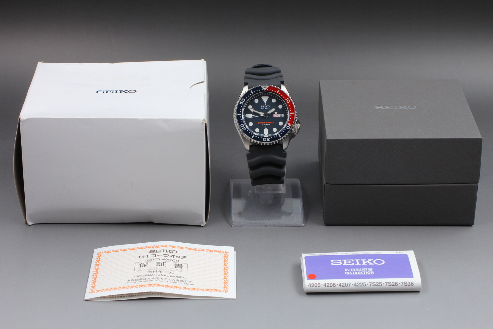 質Banana】SEIKO/セイコー SKX009/7S26-0020 ダイバーズ 200m ネイビー 