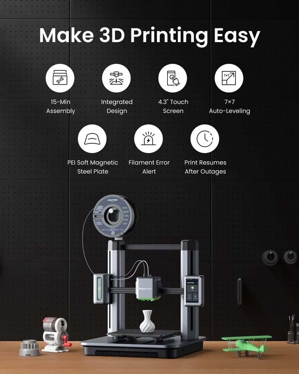 AnkerMake M5 Fast 3D Printer for sale online | eBay AnkerMake M5 Fast 3D Printer for sale online | eBay