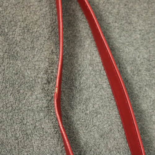 Kim Rogers Schultertasche oder Umhängetasche 3 Fächer Kunstleder verstellbar rot - Bild 6 von 24
