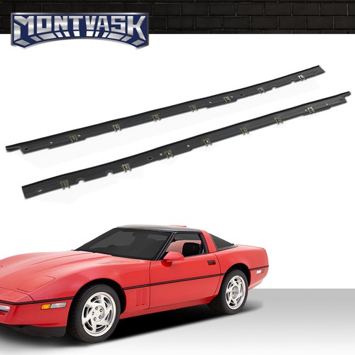 Fit For 1984-1996 Corvette C4 Outer Window Sweep Felts Weatherstrip Seal Kit - Picture 9 of 9