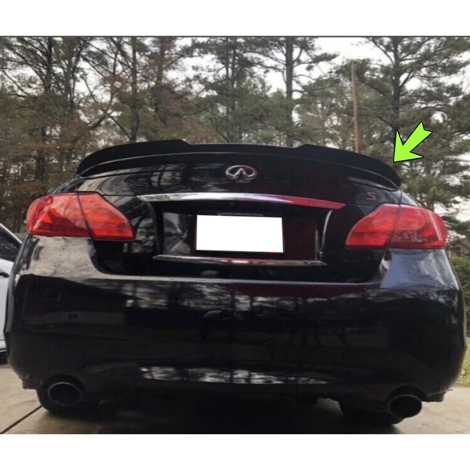 Alerón trasero de maletero Kmh 284FC para sedán Infiniti M25 M37 2011~2017 Foto 3 de 4