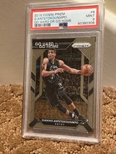 2016 Panini Prizm Go Hard Go Home Giannis Antetokounmpo #6 Card PSA 9 NEW CASE