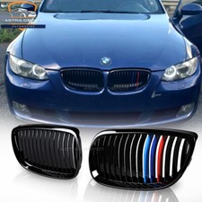 Gloss Black M Color Front Kidney Grill For Bmw E92 E93 M3 335xi 335i Coupe 07-10