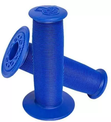 ODI Mushroom Retro Style Blue 120mm Flanged BMX Bicycle Grips eBay